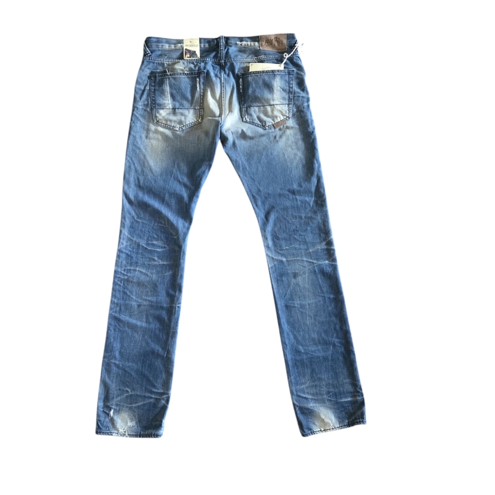 PRPS Rambler Skinny Fit Low Front Rise Button Fly Japanese Selvedge Jeans Sz 38 - Picture 2 of 16